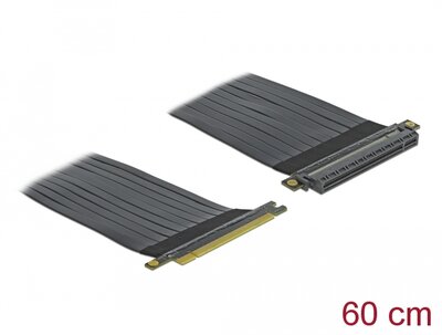 Delock - PCI Express Riser kártya x16 - x16 hajlékony kábellel, 60 cm - 85765