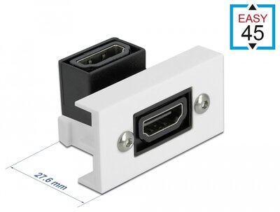 Delock - Easy 45 HDMI modul 90 hajlított 22,5 x 45 mm - 81304