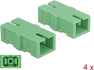 Delock - Optikai szálas csatlakozó SC Simplex anya - SC Simplex anya 4 db. - 85923
