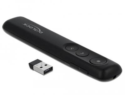 Delock - USB-s Lézermutató fekete - 64092