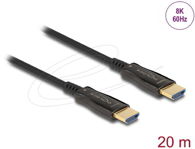 Delock - Aktív Optikai Kábel HDMI 8K 60 Hz 20 m - 84038