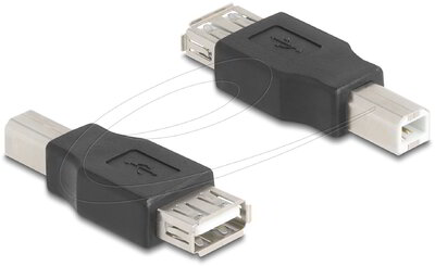Delock - USB 2.0 adapter USB B típusú apa - USB A típusú anya - 67199