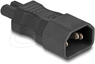 Delock - Tápadapter IEC 60320 - C14 - C7, apa / anya, 2,5 A, egyenes - 80469