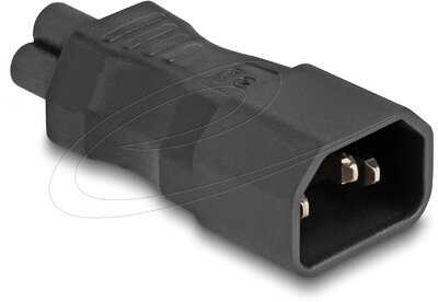 Delock - Tápadapter IEC 60320 - C14 - C5, apa / anya, 2,5 A, egyenes - 80468