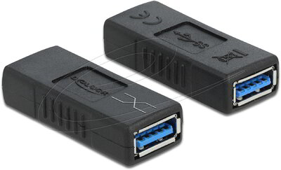 Delock - USB 3.0 adapter A-típusú anya A típusú anya (keresztezett) - 66641
