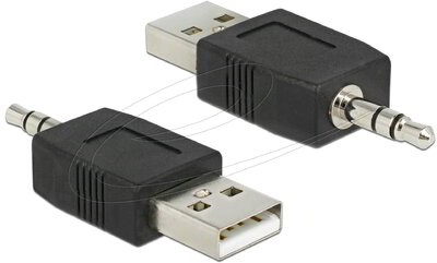 Delock - USB - Sztereo Jack 3,5 mm adapter iPod Shuffle-hoz - 66069