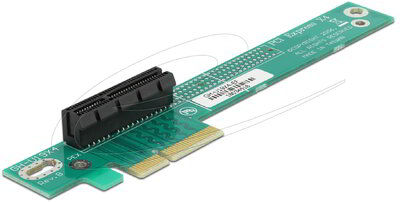 Delock - PCI Expressz 4x-es bővítő kártya > 90°-kal balra döntött PCI Expressz 4x-es csatlakozóval - 89103