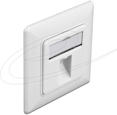 Delock - Keystone 1 portos kompakt csatlakozódoboz - 86981