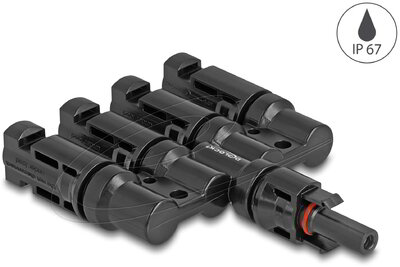 Delock - DL4 napkonnektorok 1 x anya- 4 x apa - 60027
