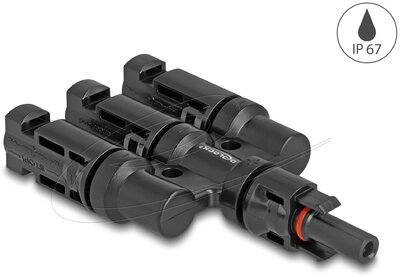 Delock - DL4 napkonnektorok 1 x anya - 3 x apa - 60025