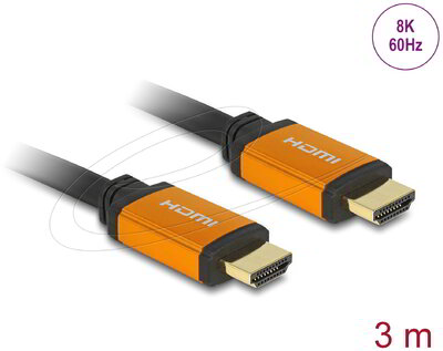 Delock - Nagysebességű HDMI-kábel 48 Gbps 8K 60 Hz 3 m - 86987