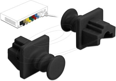Delock - porvédő RJ45 csatlakozóhoz 10 db - 86176