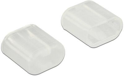 Delock - Porvédő az Lightning dugó, 10 darab áttetsző - 64035