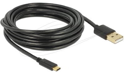 Delock - USB 2.0 kábel A-típusú a Type-C 4 m - 83669