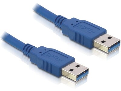 Delock - USB3.0-A (apa/apa), 2 méteres hosszabbító kábel - 82535