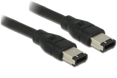 Delock - Kábel FireWire 6 érintkezős dugó > 6 érintkezős dugó 0,5 m - 83273