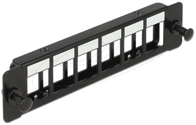 Delock - Keystone rögzítőpanel 6 portos - 86274