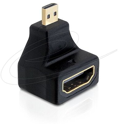 Delock - Adapter magas sebességű HDMI - mikro D apa > A anya, elforgatott - 65270