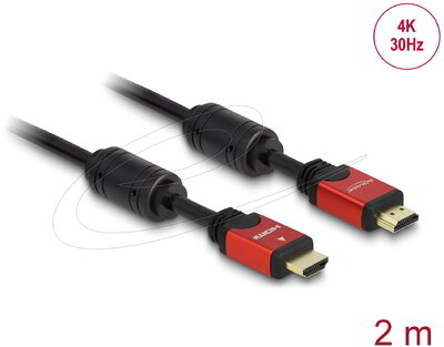 Delock - HDMI-kábel 4K 30 Hz 2 m - 84333