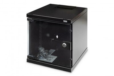 DIGITUS - falra szerelhető 6U ház 10" - 312x300 mm (SzéxMé) - DN-10-06U-B