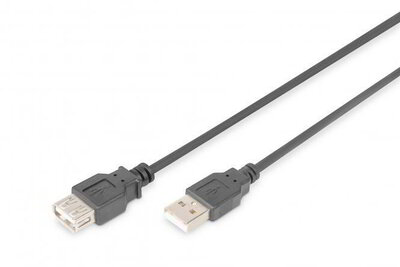 DIGITUS - USB-A hosszabbító kábel, 5m - AK-300202-050-S
