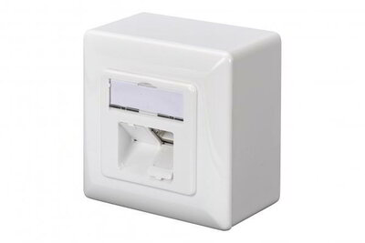 DIGITUS - CAT 5e, D osztályú, árnyékolt adataljzat, felületszerelt - DN-9002-N