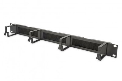 DIGITUS - kábelrendező panel kefecsíkokkal 483 mm-es (19") szekrényekhez, 1U - DN-97663