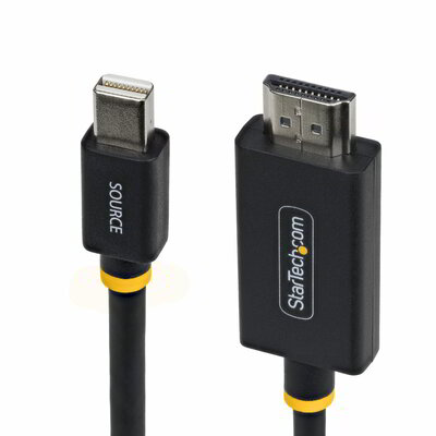 Startech - 2 m-es Mini DisplayPort - HDMI adapterkábel, 4K 60Hz HBR3/HDCP 2.3/DPCP-vel - 2M-MDP-HDMI2-4K60