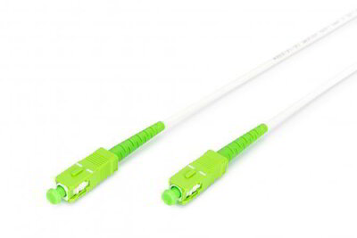 DIGITUS - optikai patchkábel, acélpáncélzatú, simplex, egymódusú, SC/APC - SC/APC, 5 m - DK-2922A-05-SCA-SX