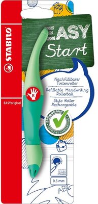 Stabilo EASYoriginal Pastel jobbkezes menta bliszterben+refill rollerirón