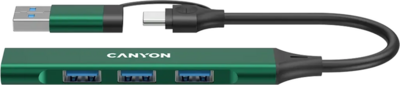 CANYON - 4 portos USB-C elosztó OnHub 02 - CNS-TDS02GR