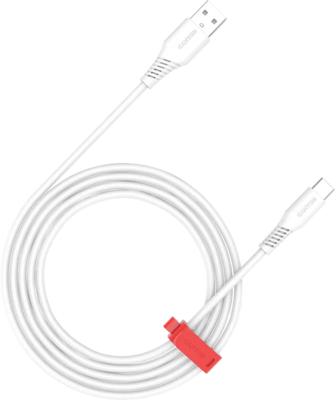 CANYON - USB-C - USB-A kábel AC18SC (szilikon, tápellátást támogató, 1,2 m) - CNS-AC18SC12W