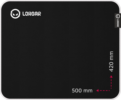 Lorgar - Legacer 755 Fekete/lila egérpad - LRG-CMP755
