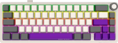 LORGAR - Pro KBP70MW (US LAYOUT) - TOXIC PURPLE SWITCH - BEIGE - LRG-KBP70MW-RT-US