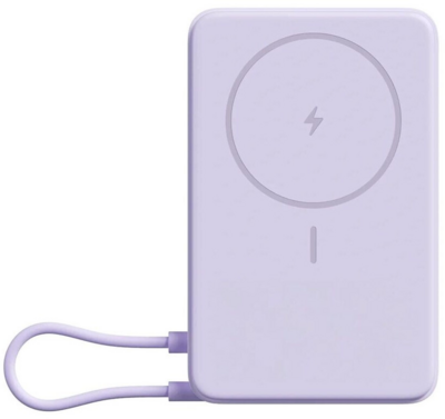 Xiaomi - Power Bank Magnetic 10000 mAh with Built-in Stand - Lila- BHR08PAGL