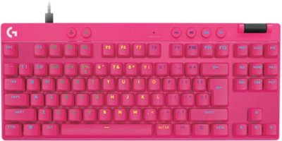 Logitech - PRO X TKL RAPID (US LAYOUT) - Magenta - 920-013253