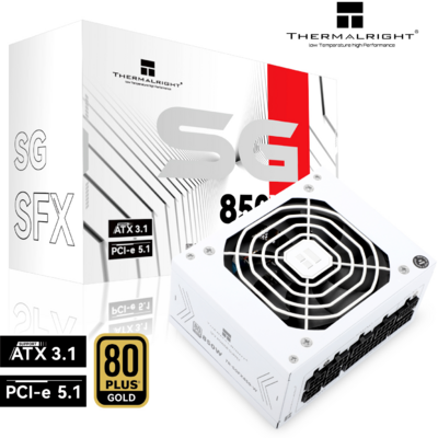 Thermalright - SFX desktop tápegység 850W 80+ Gold BOX - TR-SGFX 850