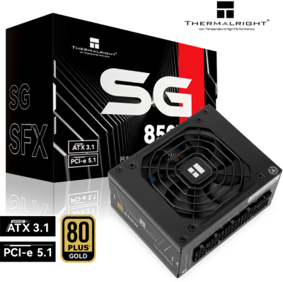 Thermalright - SFX desktop tápegység 850W 80+ Gold BOX - TR-SGFX 850