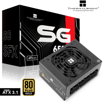 Thermalright - SFX desktop tápegység 650W 80+ Gold BOX - TR-SGFX 650