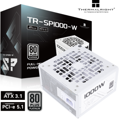 Thermalright - ATX desktop tápegység 1000W 80+ Platinum BOX - TR-SP1000W
