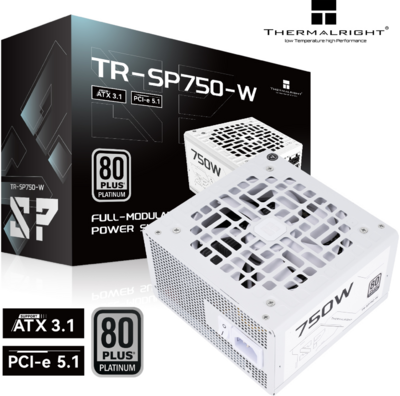 Thermalright - ATX desktop tápegység 750W 80+ Platinum BOX - TR-SP750W