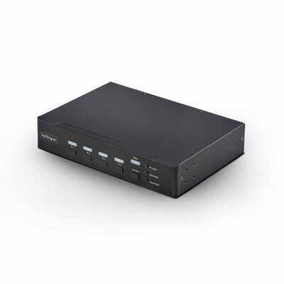 Startech - 4 portos DisplayPort KVM kapcsoló - P4AD122M-KVM-SWITCH