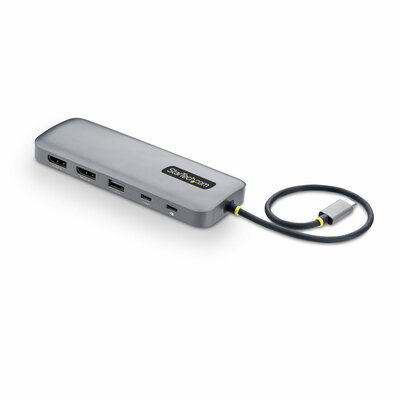 Startech - 10 az 1-ben USB-C - Dual DisplayPort Multiport Adapter, 100 W Tápellátás - 189B-USBC-MULTIPORT