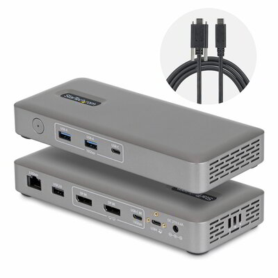 Startech - USB4 dokkolóállomás, illesztőprogram nélküli kettős 4K 144Hz - 208UE-USB4-DOCK