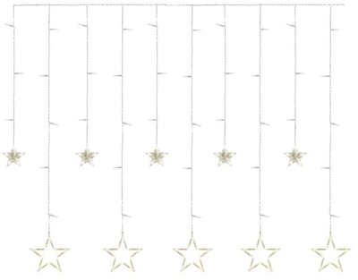 Emos DCGW12 185x105 cm beltéri meleg fehér csillagok LED karácsonyi fényfüggöny