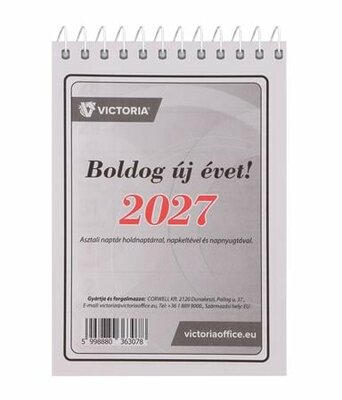 Naptár, asztali, 21TA, VICTORIA OFFICE (2027 évi)