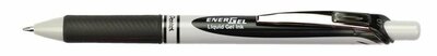 Zseléstoll, 0,35 mm, nyomógombos, PENTEL "EnerGelX BL77E", fekete