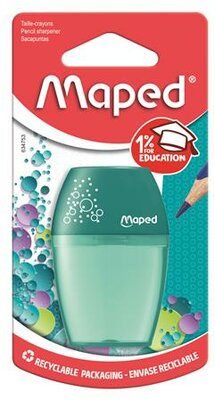 Hegyező, egylyukú, tartályos, MAPED "Shaker", vegyes színek