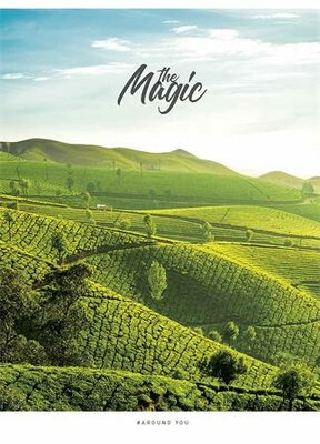 Füzet, tűzött, A5, kockás, 48 lap, SHKOLYARYK "The Magic", vegyes