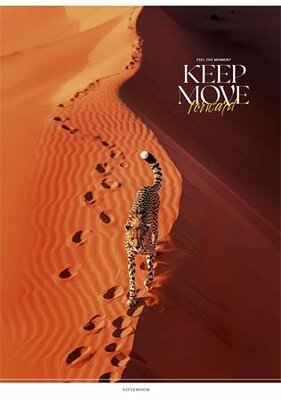 Füzet, tűzött, A4, vonalas, 40 lap, SHKOLYARYK "Keep Move", vegyes